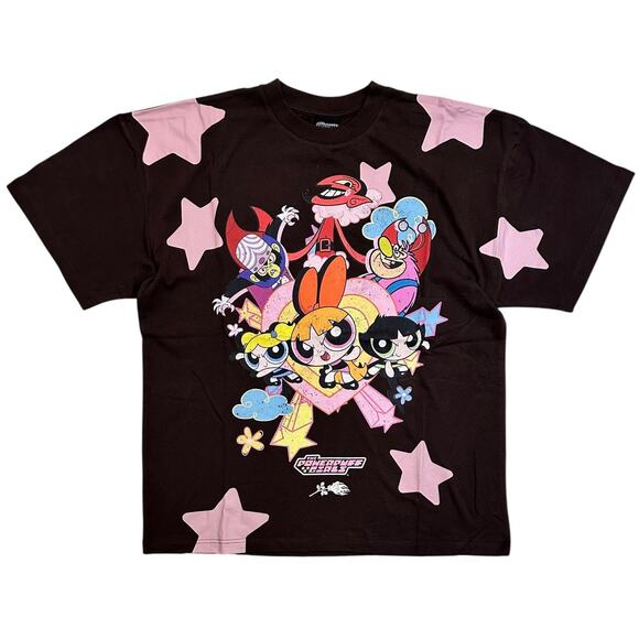 Civil Regime Other - Civil Regime X The Powerpuff Girls American Classic Oversized Tee in Brown